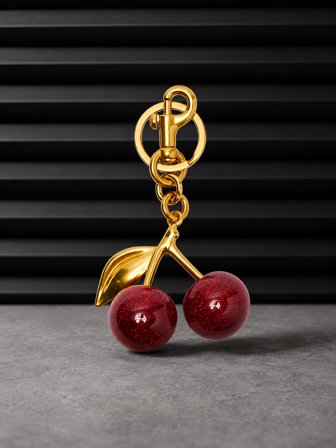 Charm cerise pour le sac Jelly Firkin