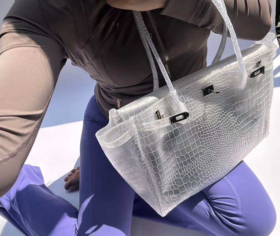 Jelly Croco Glossy - Ice
