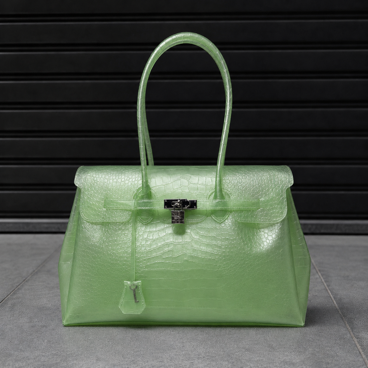 Croco Firkin Jade