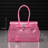 Jelly Croco Glossy - Bubble Gum