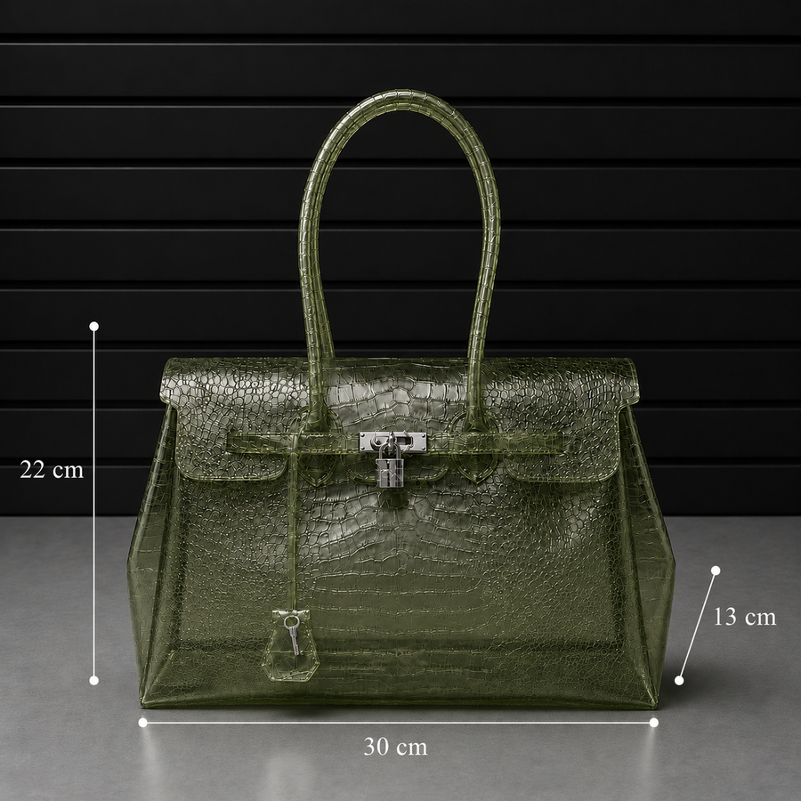 Jelly Croco Glossy - Sage