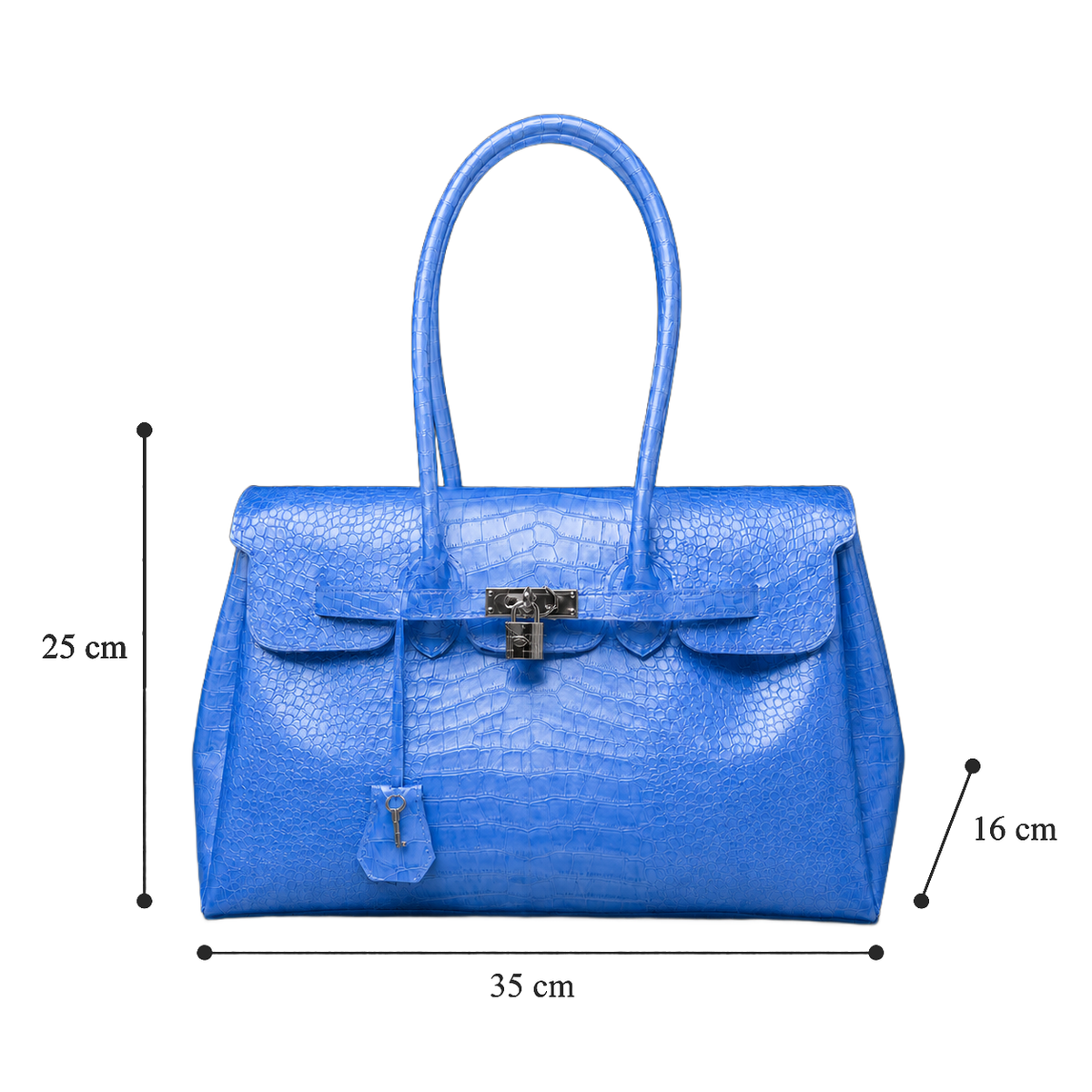 Sac Jelly Croco Azure – Firkin Jelly, photo 3