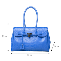 Sac Jelly Croco Azure – Firkin Jelly, photo 3
