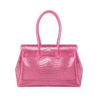 Bolso Jelly Croco Glossy Bubble Gum – Firkin Jelly, foto 2