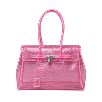 Bolso Jelly Croco Glossy Bubble Gum – Firkin Jelly, foto 1