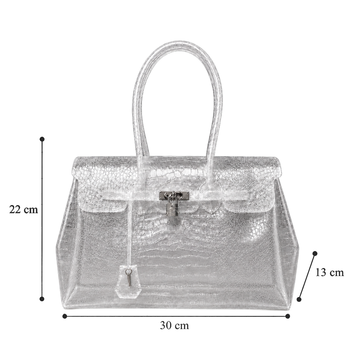Sac Jelly Croco Glossy Ice – Firkin Jelly, photo 3