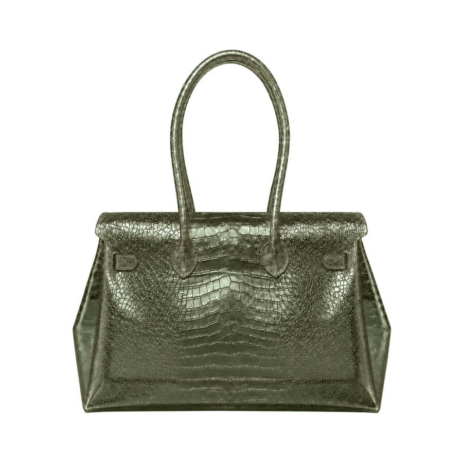 Bolso Jelly Croco Glossy Sage – Firkin Jelly, foto 2
