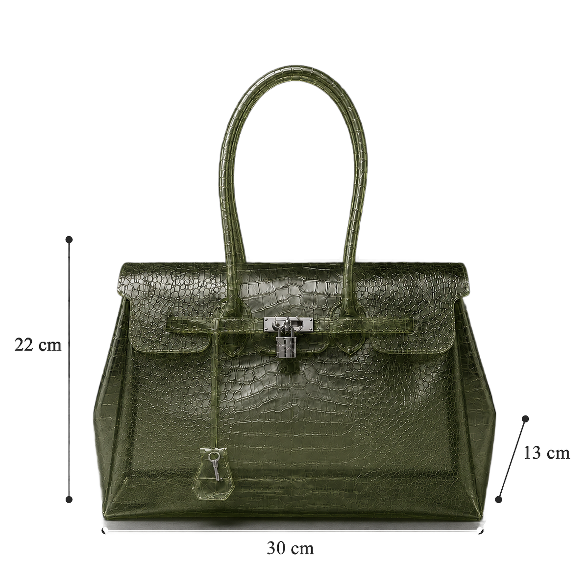 Sac Jelly Croco Glossy Sage – Firkin Jelly, photo 3