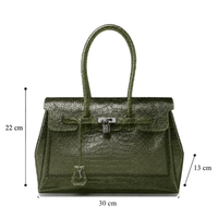 Sac Jelly Croco Glossy Sage – Firkin Jelly, photo 3