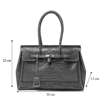Sac Jelly Croco Glossy Smoke – Firkin Jelly, photo 3
