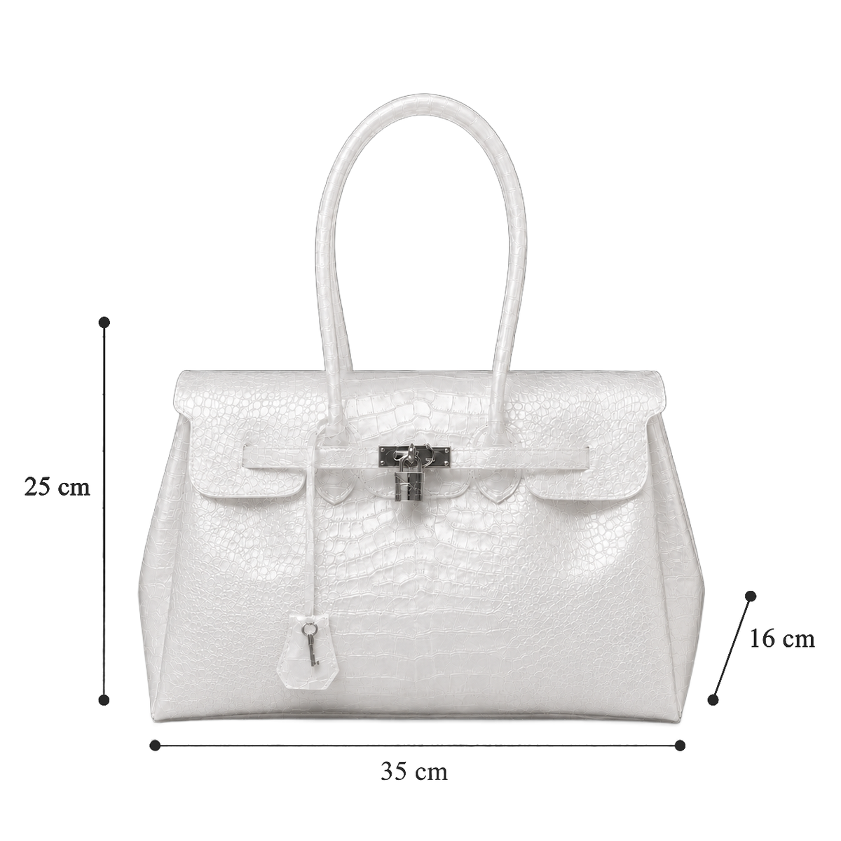 Bolso Jelly Croco Ivory – Firkin Jelly, foto 3