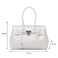 Bolso Jelly Croco Ivory – Firkin Jelly, foto 3