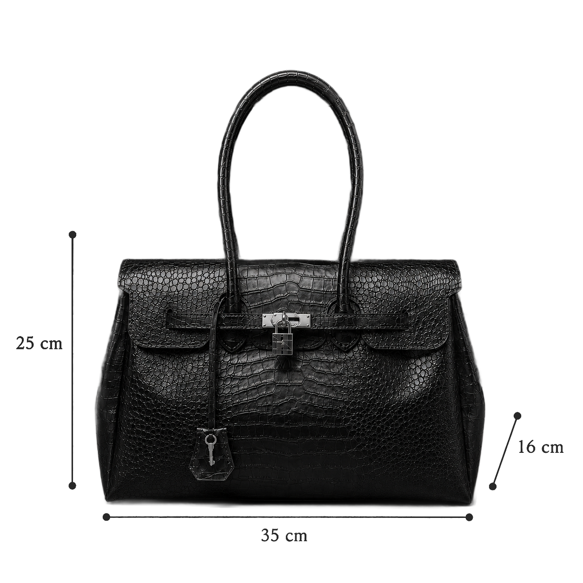 Tasche Jelly Croco Obsidian – Firkin Jelly, Foto 3
