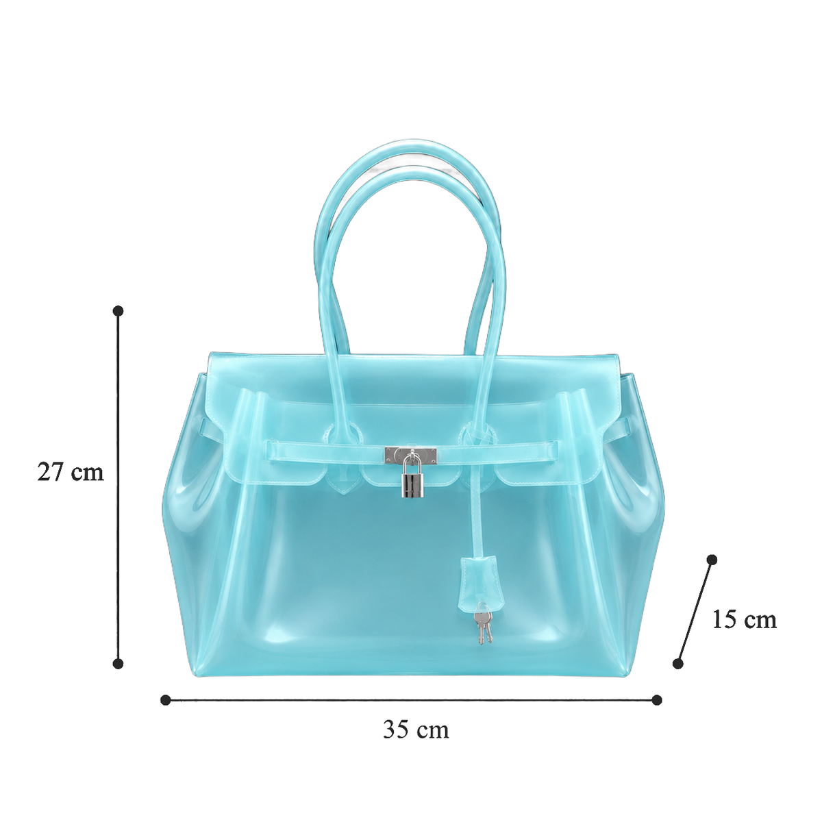 Tasche Jelly Frosted Aqua – Firkin Jelly, Foto 3